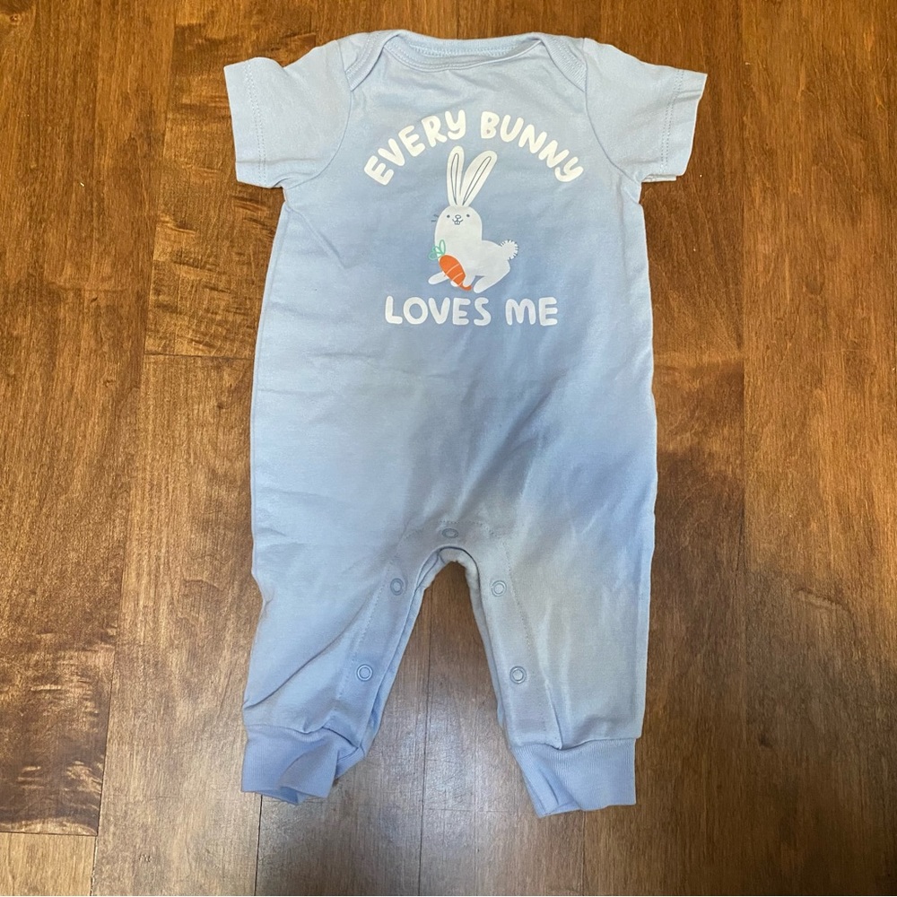 Cat & Jack newborn short sleeve long pants no foot bodysuit